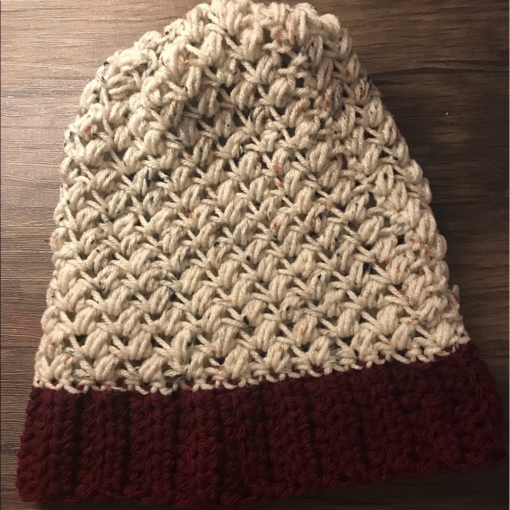 Handmade crochet beanie